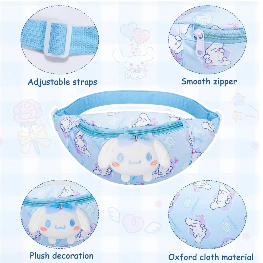 Cinnamorollo Kids Fanny Pack - Light Blue